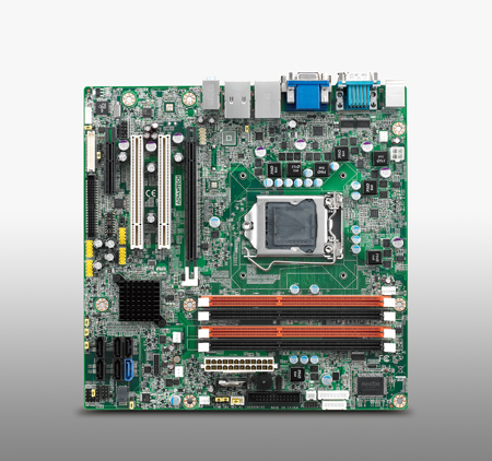 CIRCUIT BOARD, LGA1155 mATX VGA/DVI/PCIe/2GbE/4 COM/Q67